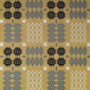 Welsh Blanket Tapesstry Fabric Gold