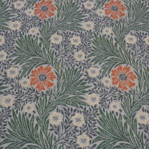 William Morris Summer Marigold Aqua Tapestry Fabric