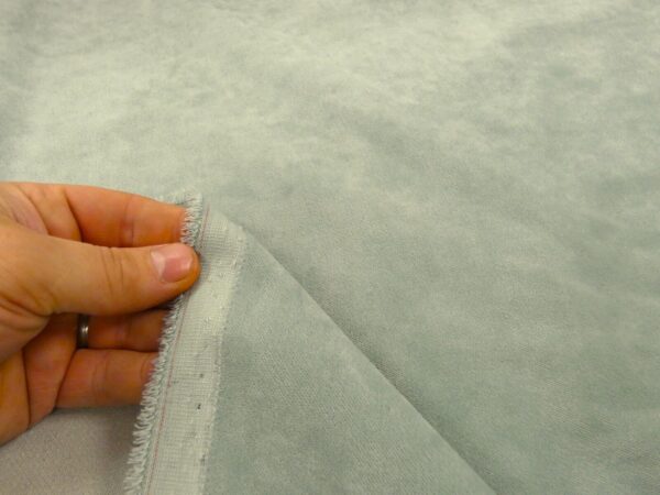 LAURA ASHLEY DUCK EGG GREEN VELVET Upholstery Fabric 2