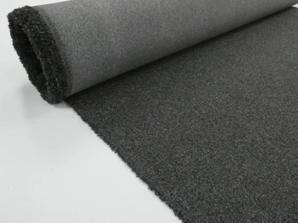 CHARCOAL Chunky Weave Upholstery Fabric