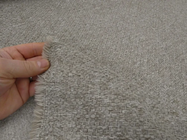 OATMEAL Chunky Weave Upholstery Fabric 1