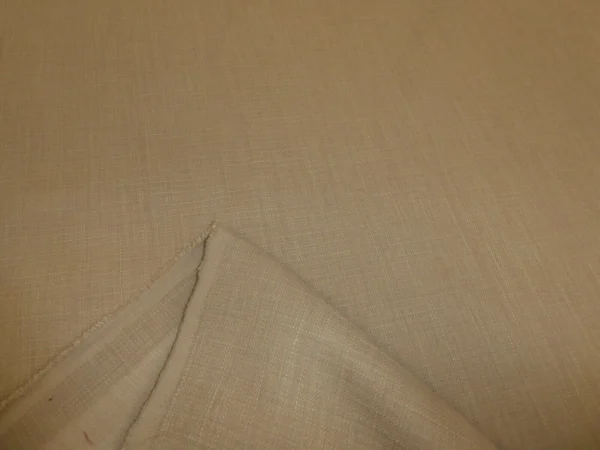 Sand Beige Linen Look Upholstery Fabric