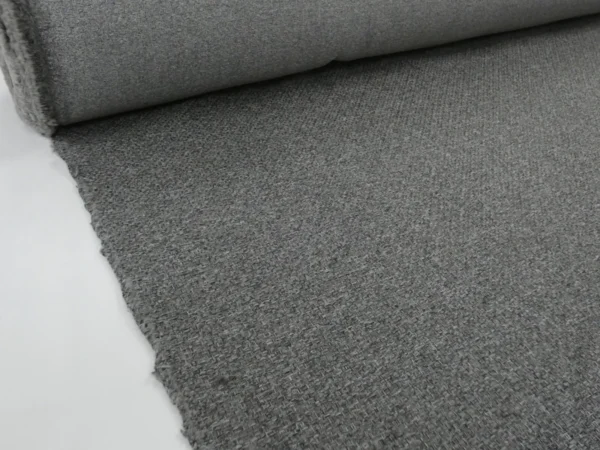 GREY Chunky Weave Upholstery Fabric