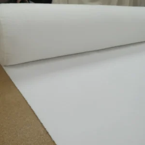 WHITE COTTON THERMAL CURTAIN DOMETTE INTERLINING FABRIC