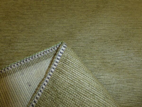 GREEN CHENILLE WEAVE UPHOLSTERY FABRIC