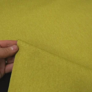 Lime Green Linen Look Fabric