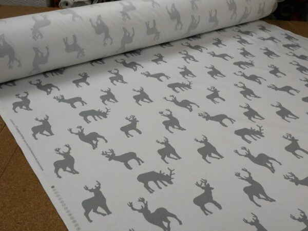 STAG SILVER by PRESTIGIOUS Cotton Fabric