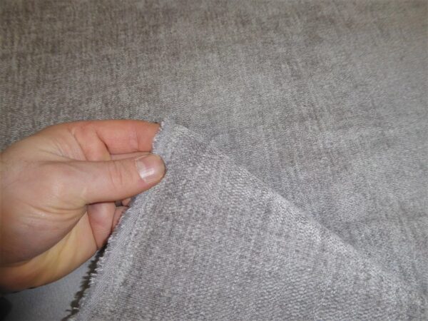 NEXT FABRICS Sumptuous Velour DOVE GREY 1