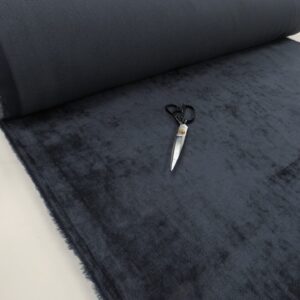 NEXT FABRICS Sumptuous Velour Navy Blue