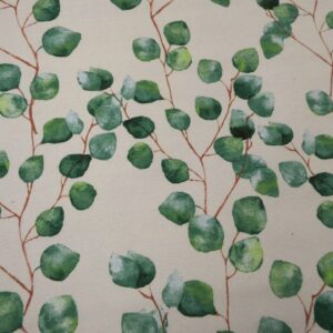 EUCALYPTUS LEAVES Full Colour Cotton Fabric