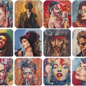 Pop Culture Icons Tapestry Fabric Cushion Panels