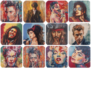 Pop Art Icons Tapestry Cushion Panels