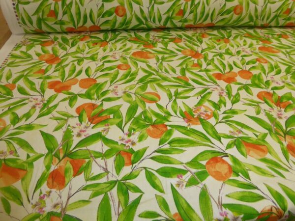 Porter & Stone Seville Orange Cotton Fabric