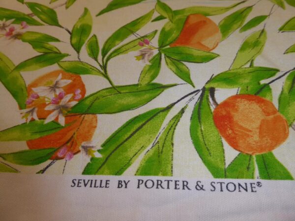 Porter & Stone Seville Orange Cotton Fabric