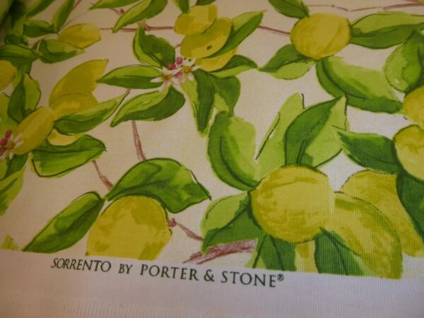 Porter & Stone Sorrento Lemon Cotton Fabric