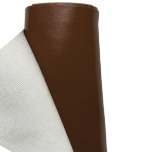 BROWN Faux Leather Upholstery Fabric