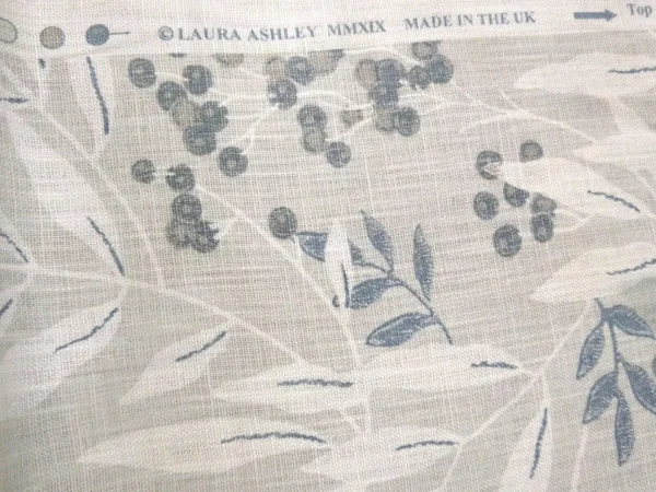 Laura Ashley Greendale Silver Fabric 2