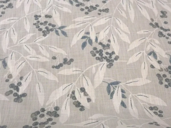 Laura Ashley Greendale Silver Fabric