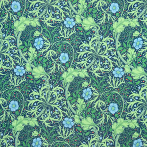 SEAWEED COBALT OUTDOOR FABRIC