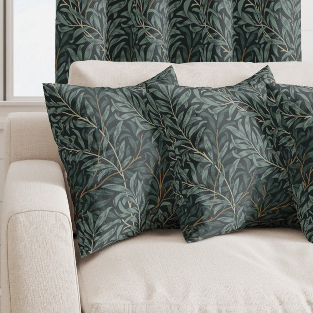 Willow Bough Velvet Fabric NIGHTFALL 2