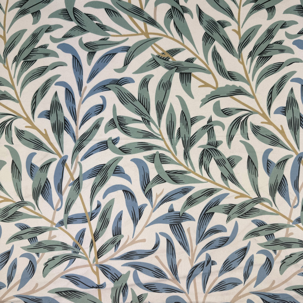 Willow Bough Velvet Fabric SEAFOAM – William Morris design