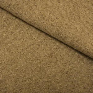 Latte Plain Mini Boucle Weave Fabric
