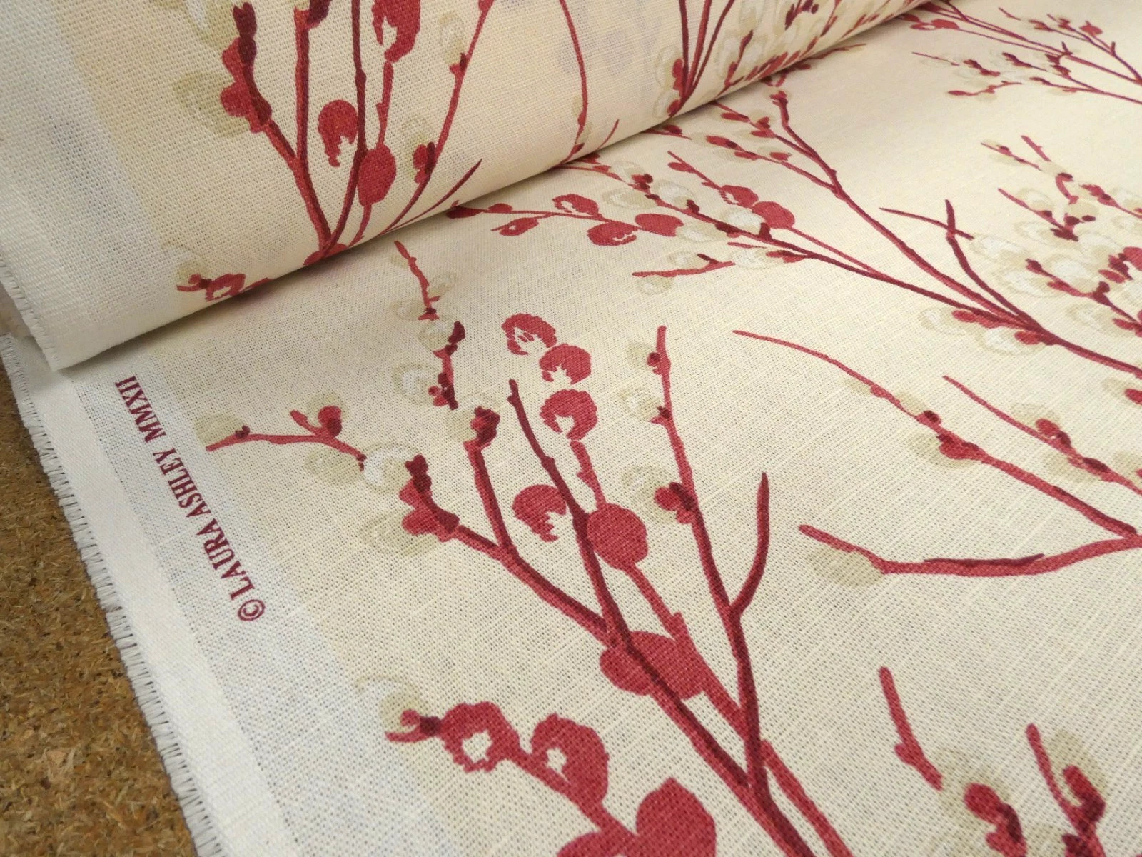 LAURA ASHLEY PUSSY WILLOW CRANBERRY