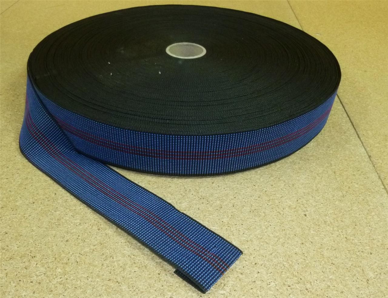 12 Metres Blue 2 Elasticated Upholstery Webbing For Chairs