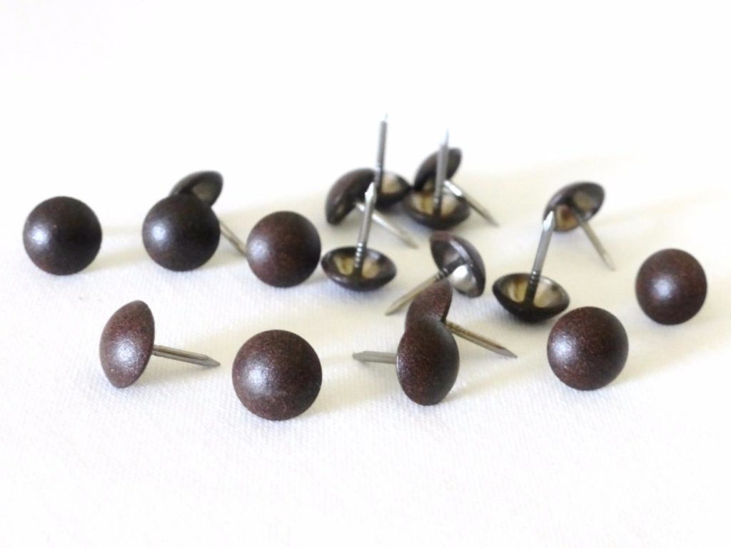 Rich Brown - Decorative Upholstery Nails   Studs   Tacks   Pins 