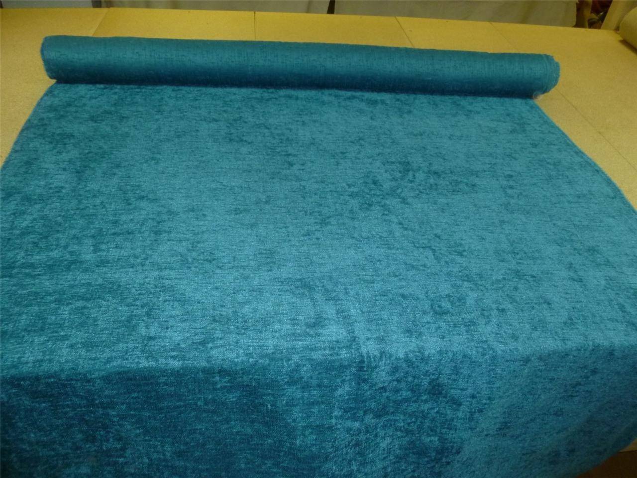 teal curtain fabric